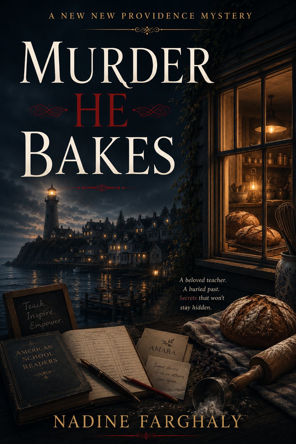 Murder He Bakes by Nadine Farghaly